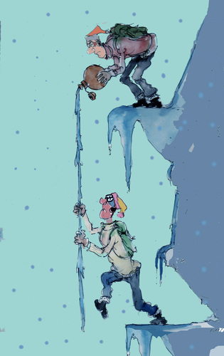 Cartoon: COLD (medium) by Miro tagged cold