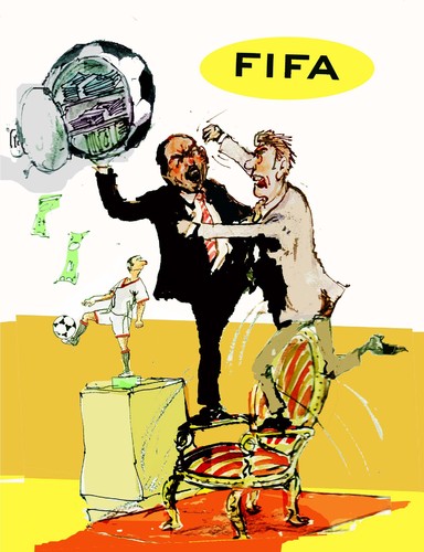Cartoon: FIFA (medium) by Miro tagged fifa