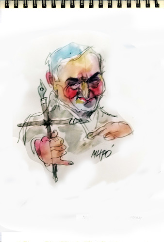 Cartoon: JORDAN POP ILIEV (medium) by Miro tagged cartoonist