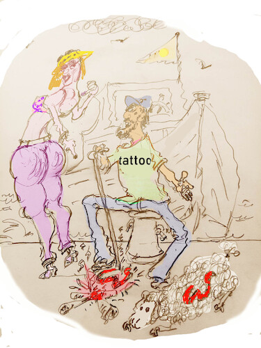 Cartoon: no text (medium) by Miro tagged no,text