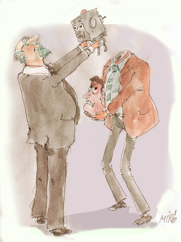 Cartoon: no text (medium) by Miro tagged no,text