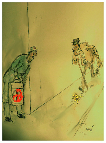 Cartoon: no text (medium) by Miro tagged no,text