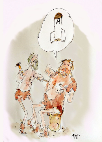Cartoon: no text (medium) by Miro tagged no,text