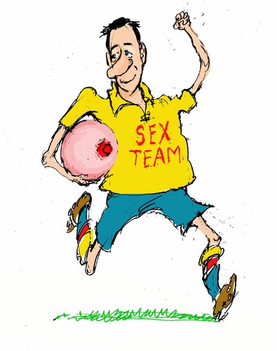 Cartoon: Senad sexy team (medium) by Miro tagged senad,sexy,team