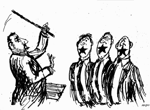 Cartoon: socdemocraciy (medium) by Miro tagged democraciy