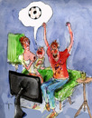 Cartoon: fotball (small) by Miro tagged fotball