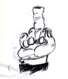 Cartoon: No coment (small) by Miro tagged no,coment