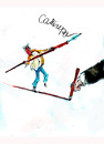 Cartoon: no comment (small) by Miro tagged nocomment