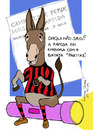 Cartoon: Deu Burro (small) by LucianoJordan tagged mascote,cartoon,futebol