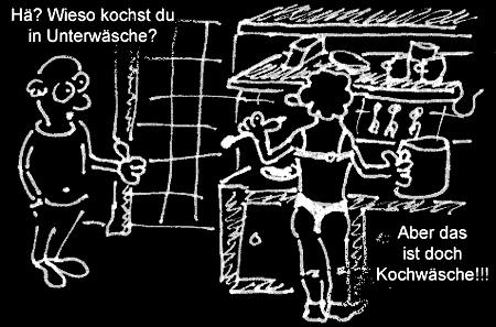 Cartoon: Kochwäsche (medium) by Newbridge tagged herd,küche,kochen,wäsche,frage,unterwäsche