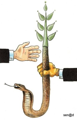 Cartoon: Snake (medium) by Senad tagged snake,senad,nadarevic,bosnia,bosna,karikatura