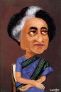 Cartoon: Indira Gandhi (small) by Senad tagged indira,gandhi,senad,nadarevic,bosnia,bosna,karikatura