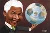 Cartoon: Nelson Mandela (small) by Senad tagged nelson,mandela,senad,nadarevic,bsnia,bosna,karikatura