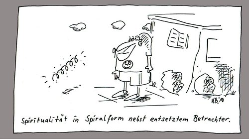 Cartoon: Form (medium) by Leichnam tagged form,spirale,spirituell,entsetzt,betrachter,phänomen,philosophie