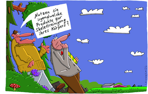 Cartoon: irgendwelche (medium) by Leichnam tagged irgendwelche,produkte,skelett,teinigung,körper,hygiene,waschung,säuberung,leichnam,leichnamcartoon