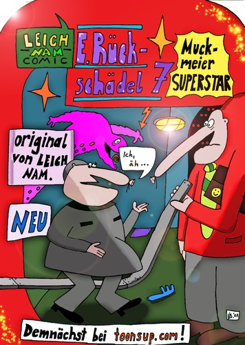 Cartoon: Muckmuckmuck ... (medium) by Leichnam tagged rückschädel,ehrhardt,gerhard,siegling,geisterbahn,durchlaufgeschäft,schausteller,rummelplatz,leichnamcomic