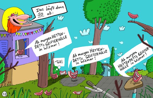 Cartoon: Teil 8 (medium) by Leichnam tagged rückschädel,geisterbahn,schausteller,hettendett,ehrhardt,schneider