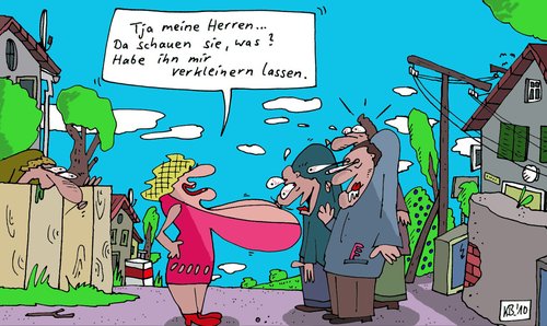 Cartoon: Tja meine Herren (medium) by Leichnam tagged tja,herren,busen,brustverkleinerung,aussicht,geifern,sabbern