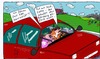 Cartoon: 280 (small) by Leichnam tagged geschwindigkeit,raser,fahrzeug,automobil,straße,fahren,ehe,herrwaldt,lotte