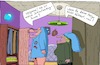 Cartoon: Am späten Abend (small) by Leichnam tagged am,späten,abend,helga,schlafanzug,hose,pyjama,ehe,suche,leichnam,leichnamcartoon