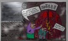 Cartoon: Am Tore (small) by Leichnam tagged höllentor,einöde,organisch,reingehen,gefällt,look,aussehen,teufel,dämonen,fratzen,flammen,feuer,besucher