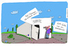 Cartoon: Ankunft (small) by Leichnam tagged ankunft,höllentor,unspektakulär,leichnam,leichnamcartoon