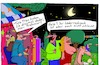 Cartoon: Daumen hoch! Beide!! (small) by Leichnam tagged daumen,toll,frau,sexy,anerkennung,gelle,lederrucksack,professor,leichnam,leichnamcartoon,mond,nacht,sterne,feier,feierlichkeit