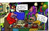Cartoon: Drescher (small) by Leichnam tagged drescher,essen,fressen,speise,trinken,hunger,gier,verwunderung,nacht,lichterkette,mond,vorgarten,tagsüber,scheunendrescher