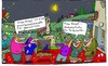 Cartoon: Feierlichkeit (small) by Leichnam tagged feierlichkeit,frau,knopf,hahahahaha,vorstellung,tv,journalistin,berichterstatterin,ernst,nicht,lustig,mond,nacht,feier,vorgarten,lichterkette,lampion,stimmung,alkohol,party