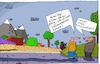 Cartoon: Guten Tag! (small) by Leichnam tagged guten,tag,weg,schwanzhausen,überlänge,hinschwänzeln,frage,leichnam,leichnamcartoon