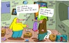 Cartoon: Problemlösung (small) by Leichnam tagged problemlösung,wände,verdünner,änderung,abstellung,pragmatiker,leichnam,leichnamcartoon,blödsinn
