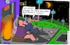 Cartoon: Rainer (small) by Leichnam tagged rainer,langsam,bett,schlafzimmer,ehe,rattig,nacht,mond,sterne,leichnam,leichnamcartoon