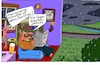 Cartoon: Schlimmer Tag (small) by Leichnam tagged schlimm,klamotten,solarfried,jolanda,draußen,regen,sauwetter,leichnam,leichnamcartoon