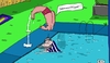 Cartoon: Seemannsköpper (small) by Leichnam tagged seemannsköpper,kopfsprung,freizeit,sonne,badespaß,freibad,schwimmen,körperertüchtigung,pickelhaube