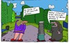 Cartoon: Unfug (small) by Leichnam tagged unfug,gatte,gattin,ehe,gewindebolzen,mit,beinen,technik