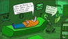 Cartoon: Zwang (small) by Leichnam tagged zwang,psychiater,seelenklempner,rosa,grün,anstreichen,einfärben,in,freier,natur,besorgniserregend