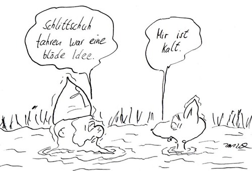 Cartoon: dezember (medium) by kusubi tagged kusubi