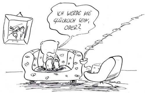 Cartoon: dick und dämmlich (medium) by kusubi tagged kusubi