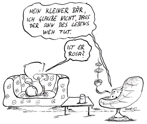 Cartoon: Requiem für sad sylvester (medium) by kusubi tagged teddy