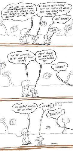 Cartoon: Schokie! (medium) by kusubi tagged kusubi