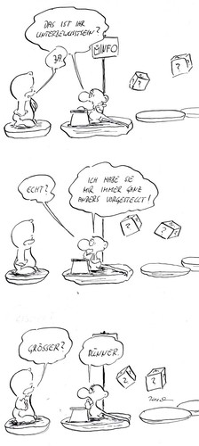 Cartoon: zu Hause (medium) by kusubi tagged kusubi