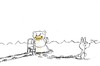 Cartoon: Winterfreuden (small) by kusubi tagged kusubi