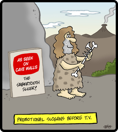 Cartoon: Caveman Promotional (medium) by cartertoons tagged caveman,sales,promotional,prehistoric,cave,caveman,sales,promotional,prehistoric,cave