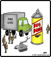 Cartoon: Bug Bomb Squad (small) by cartertoons tagged bug,bomg,squad,robot,insect
