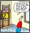 Cartoon: Complaint guillotine (small) by cartertoons tagged complaint window guillotine