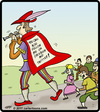 Cartoon: Pied Piper Followers (small) by cartertoons tagged pied piper hamelin children facebook twitter follow