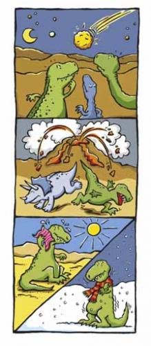 Cartoon: Arme Dinos (medium) by wagner_lotte tagged dinos