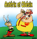 Cartoon: La capitulation (small) by sdrummelo tagged asterix,obelix,obesite,hamburger,mc,donald,france,francia,publicite