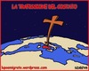 Cartoon: La Trafissione Del Costato (small) by sdrummelo tagged vaticano chiesa cattolica trafissione del costato crocifissione italia europa terra