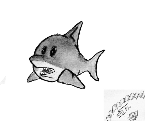 Cartoon: Hai-lauer 4 (medium) by swenson tagged hai,animal,animals,shark,tee,teeworld